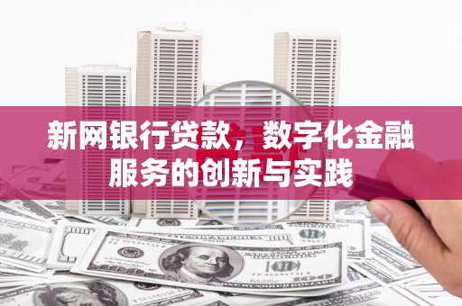 五桂山新网银行贷款，数字化金融服务的创新与实践