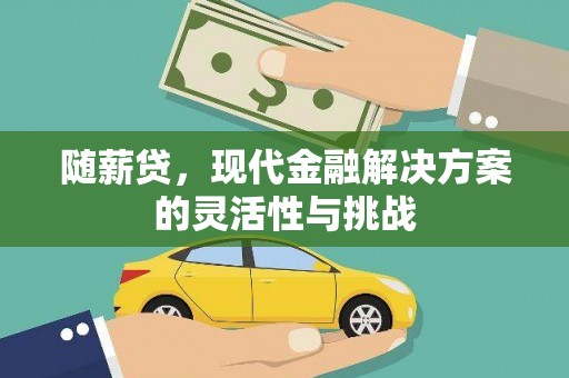 五桂山随薪贷，现代金融解决方案的灵活性与挑战