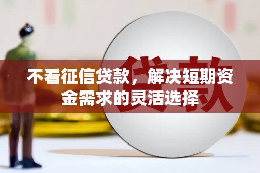 五桂山不看征信贷款，解决短期资金需求的灵活选择