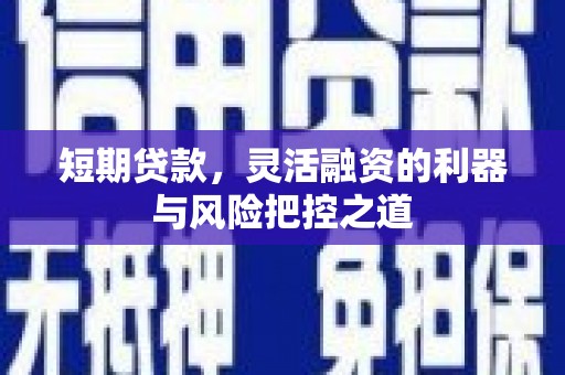 五桂山短期贷款，灵活融资的利器与风险把控之道