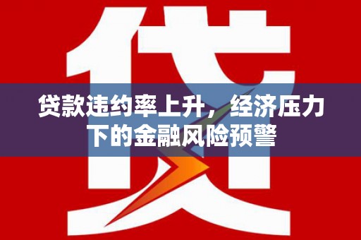 五桂山贷款违约率上升，经济压力下的金融风险预警