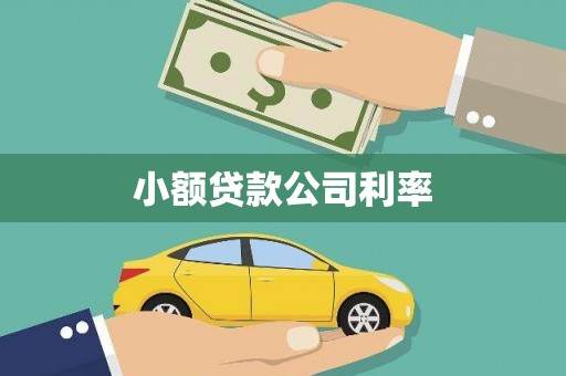 五桂山小额贷款公司利率