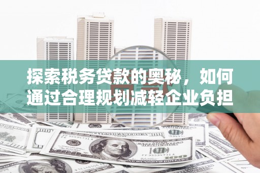 五桂山探索税务贷款的奥秘，如何通过合理规划减轻企业负担