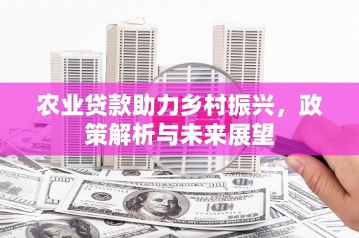 五桂山农业贷款助力乡村振兴，政策解析与未来展望