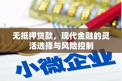 五桂山无抵押贷款，现代金融的灵活选择与风险控制