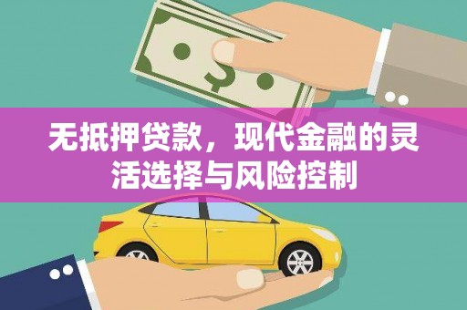 五桂山无抵押贷款，现代金融的灵活选择与风险控制