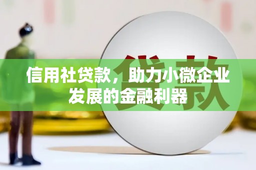 五桂山信用社贷款，助力小微企业发展的金融利器