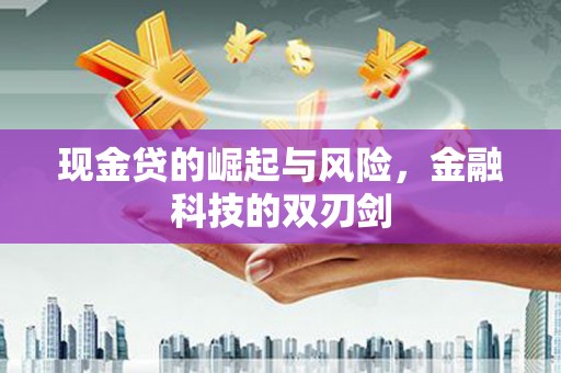 五桂山现金贷的崛起与风险，金融科技的双刃剑