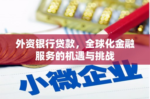 五桂山外资银行贷款，全球化金融服务的机遇与挑战