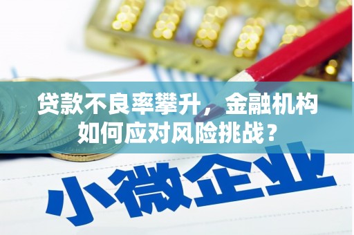 五桂山贷款不良率攀升，金融机构如何应对风险挑战？