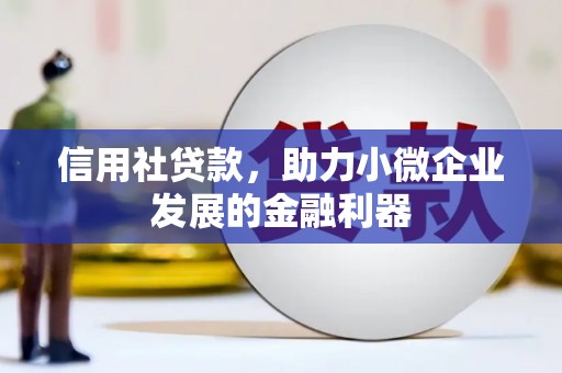 五桂山信用社贷款，助力小微企业发展的金融利器