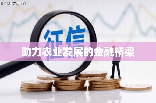 五桂山助力农业发展的金融桥梁